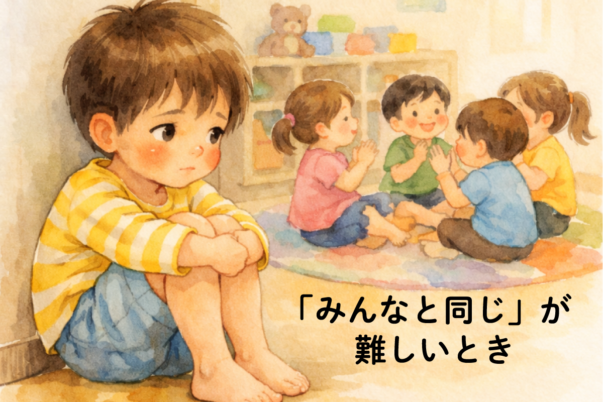 「みんなと同じ」が難しい時